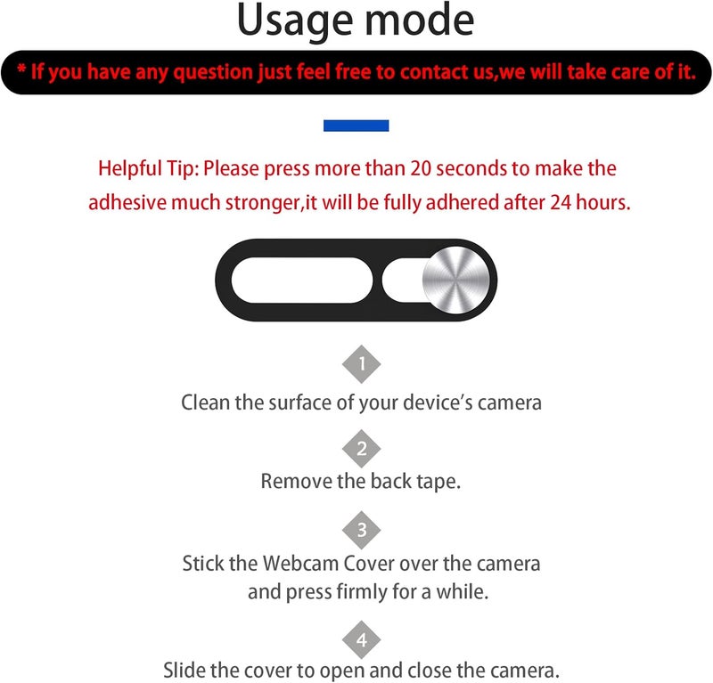 EYSOFT Webcam Cover,Front Camera Cover Compatible for iPhone 15/15 Plus/15 Pro/15 Pro Max/14 Pro/14 Pro Max,Protect Privacy and Security,Not Affect Face ID, 2 Pack-Silver - Image 2